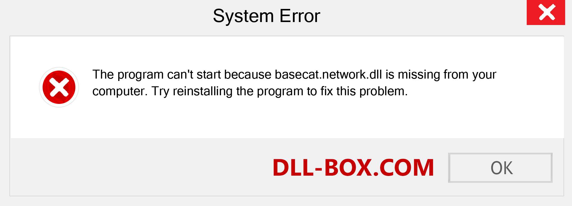  basecat.network.dll file is missing?. Download for Windows 7, 8, 10 - Fix  basecat.network dll Missing Error on Windows, photos, images
